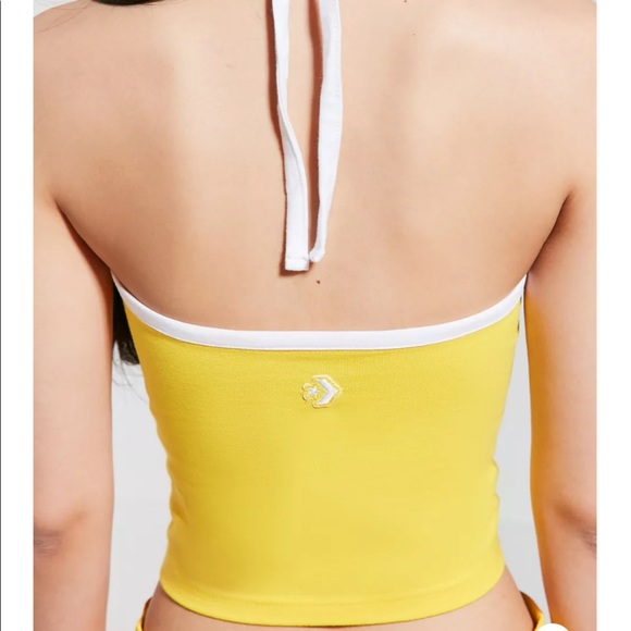New limited edition Converse x Mademe collaboration yellow halter tank - Picture 3 of 5